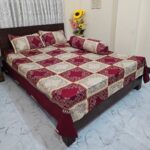 Luxury King size Bed Sheet with Matching Pillow covers