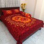 Luxury King size Bed Sheet with Matching Pillow covers