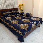 Luxury King size Bed Sheet with Matching Pillow covers