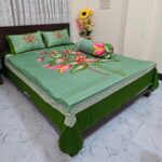 Luxury King size Bed Sheet with Matching Pillow covers