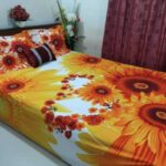 Luxury King size Bed Sheet with Matching Pillow cover