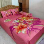 Luxury King size Bed Sheet with Matching Pillow cover