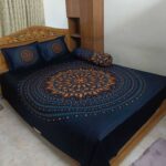 Luxury King size Bed Sheet with Matching Pillow cover