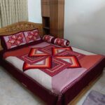 Luxury King size Bed Sheet with Matching Pillow cover