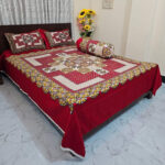 Luxury King size Bed Sheet with Matching Pillow cover