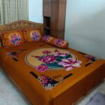 Luxury King size Bed Sheet with Matching Pillow cover