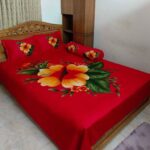 Luxury King size Bed Sheet with Matching Pillow cover