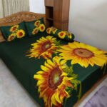 Luxury King size Bed Sheet with Matching Pillow cover