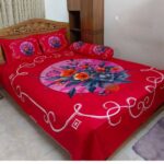Luxury King size Bed Sheet with Matching Pillow cover
