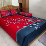 Luxury King size Bed Sheet with Matching Pillow cover