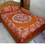 Luxury King size Bed Sheet with Matching Pillow cover