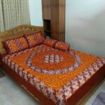 Luxury King size Bed Sheet with Matching Pillow cover