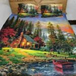 Luxury King size Bed Sheet with Matching Pillow cover