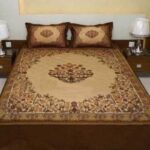 Luxury King size Bed Sheet with Matching Pillow cover