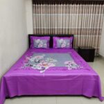 Luxury King size Bed Sheet with Matching Pillow cover