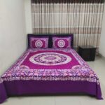 Luxury King size Bed Sheet with Matching Pillow cover