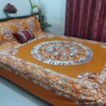 Luxury King size Bed Sheet with Matching Pillow cover